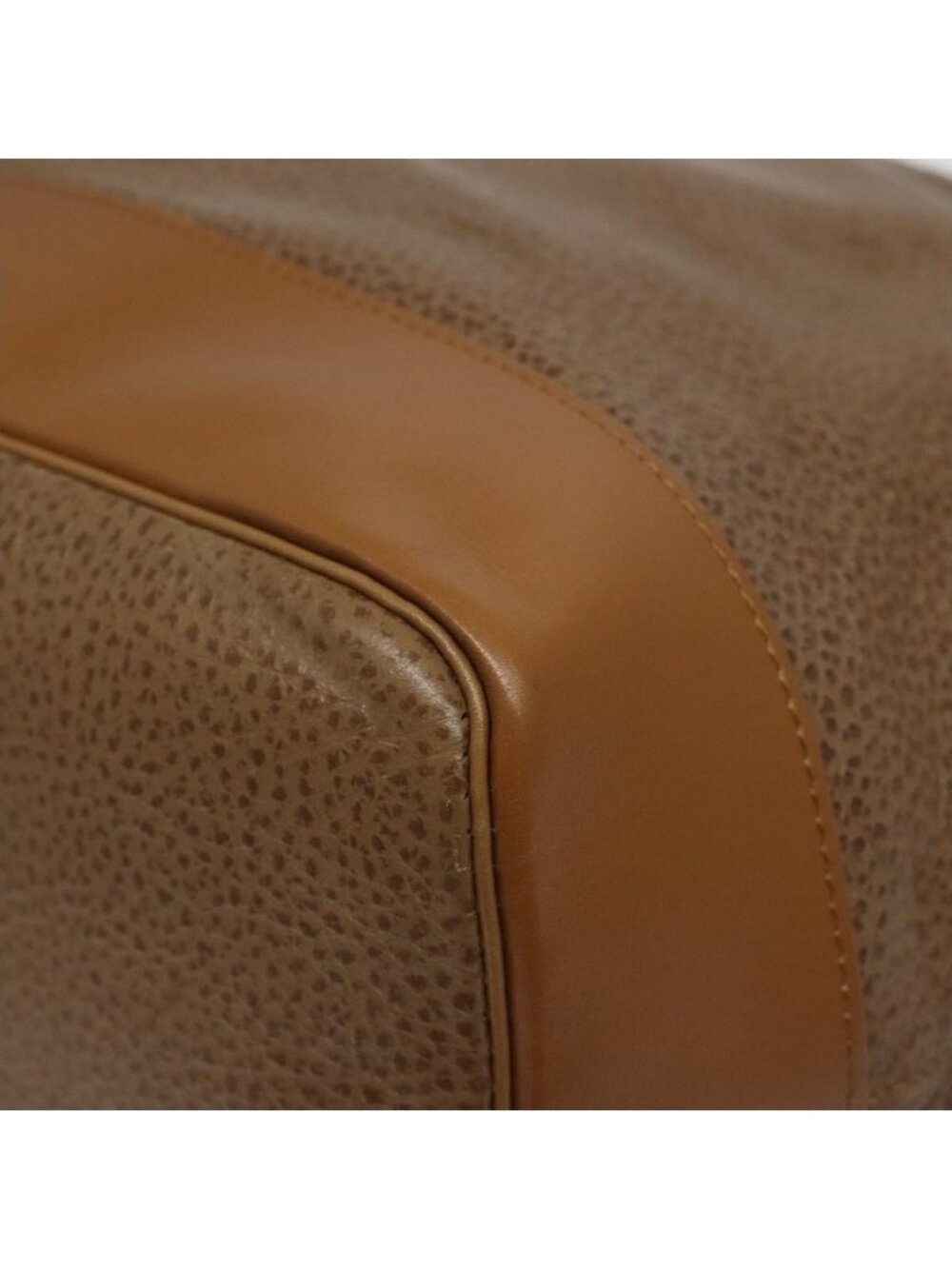 Authentic Christian Dior Shoulder Bag Leather Brown Gold - Picture 7 of 16